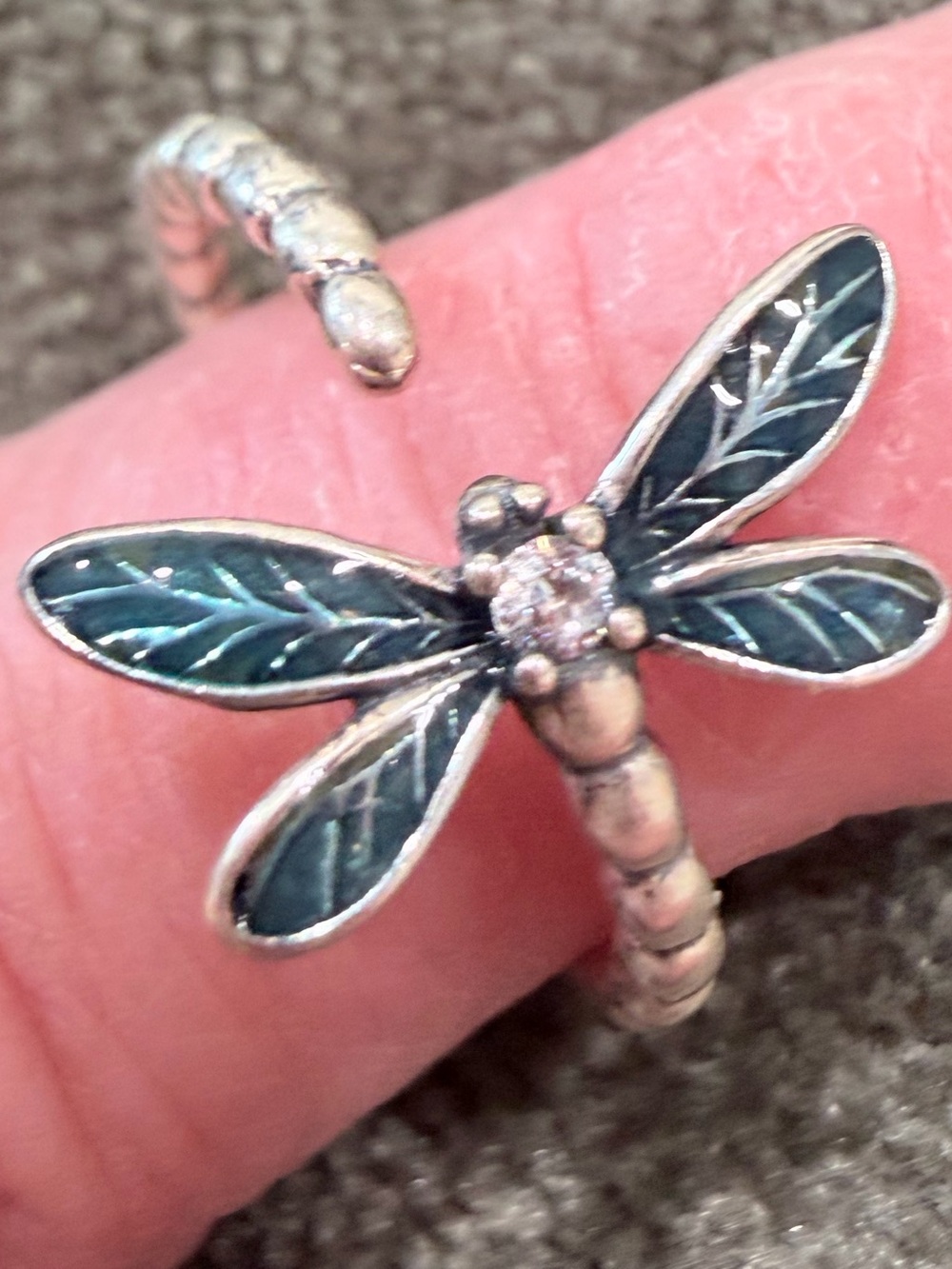 White and Gold Women's Ring Box